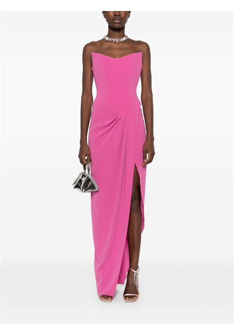 Pink crepe corset maxi dress Alex perry - women ALEX PERRY | D1423CNDY